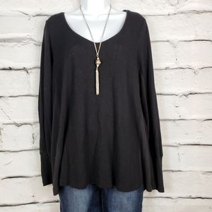 Mudd Black Tunic Sweater Size L